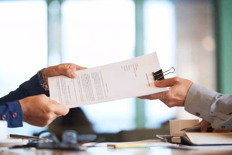 legal document preparation and contract drafting process in professional law firm